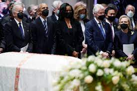 Photos: Biden, The Clintons, Others, Pay Tribute To Madeleine Albright At Funeral 4 madeleine-albright-burial ceremony-at-washington-national-cathedral-attendee-photos