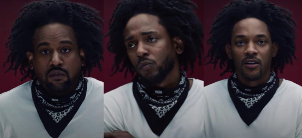 kendrick-lamar-use-diff-peoples-faces-over-his-own-in-music-song-vide-the-heart-part-5-reason-why