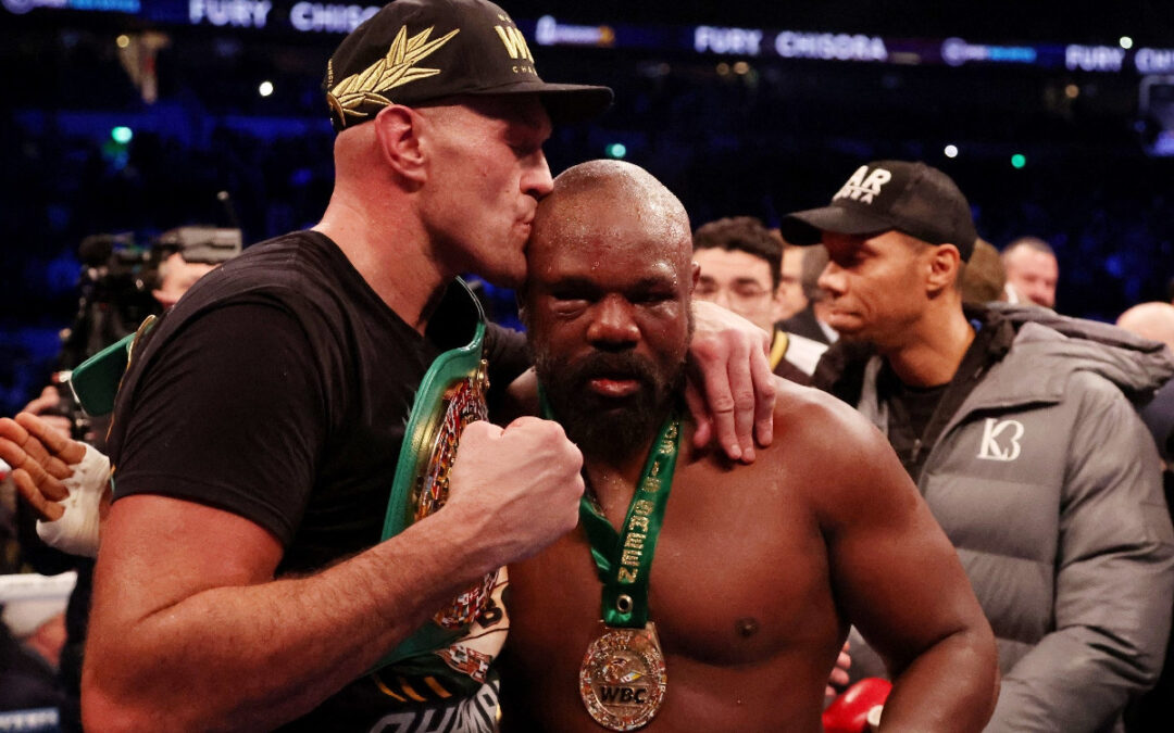 Referee Stops Fight As Tyson Fury Beats Down Derek Chisora To 10th ...