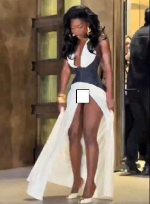 Doechii Flashes Her "Ikpu" In High Slit Dress In Front Of Camera For Obvious Reasons